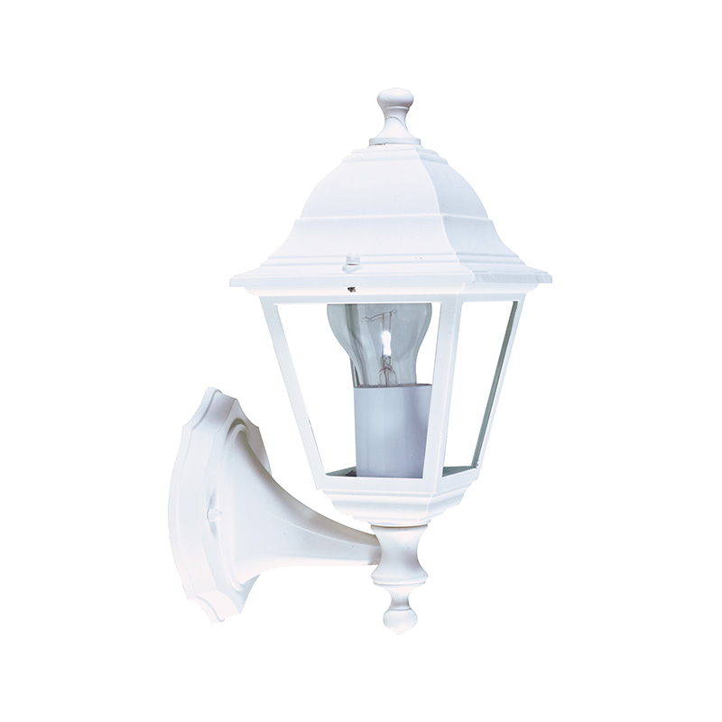 A-001 UP Outdoor Gardenlight Waterproof 60W Stable Widely Used Decoration Lights White Body Aluminium Small hexagon Angle